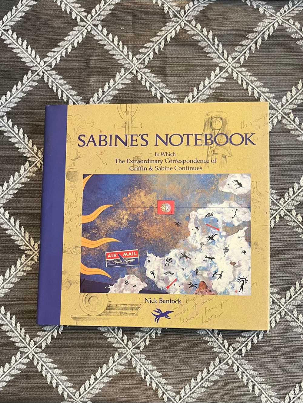 Sabine's Notebook by - Yellow & Purple Hardcover Art Books
Nick Bantock SABINE’S